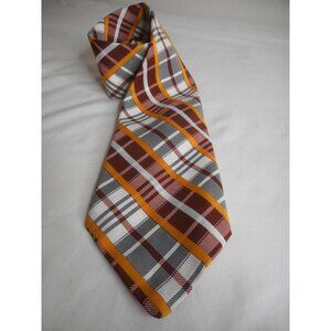 Vintage Retro Plaid Tie Mod Multicolor